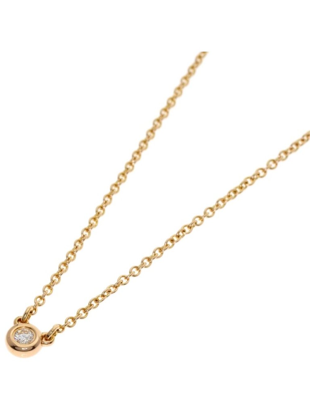 Tiffany & Co by the Yard Diamond Necklace 18k Pink Gold